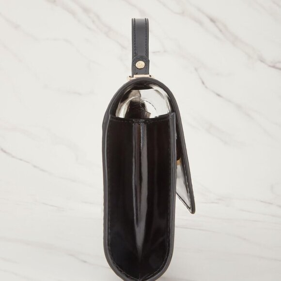 Women Metallic PU Leather Evening Clutch Purse Handbag Crossbody Shoulder Bag Sq - Picture 8 of 8